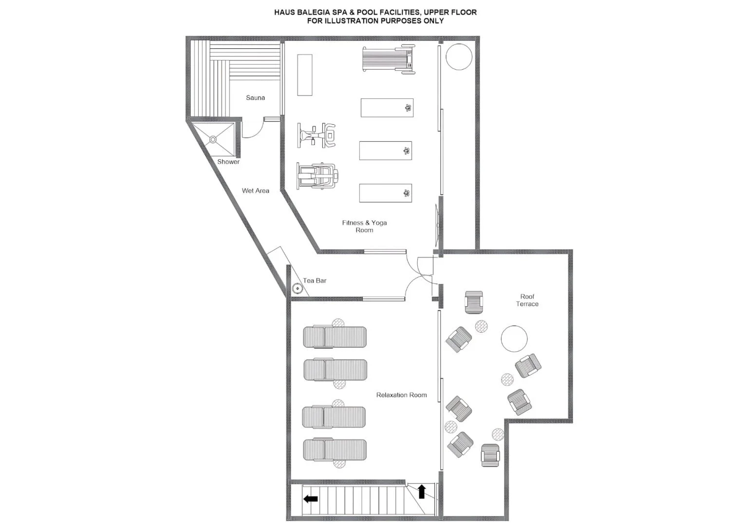 Shared spa  (First floor)