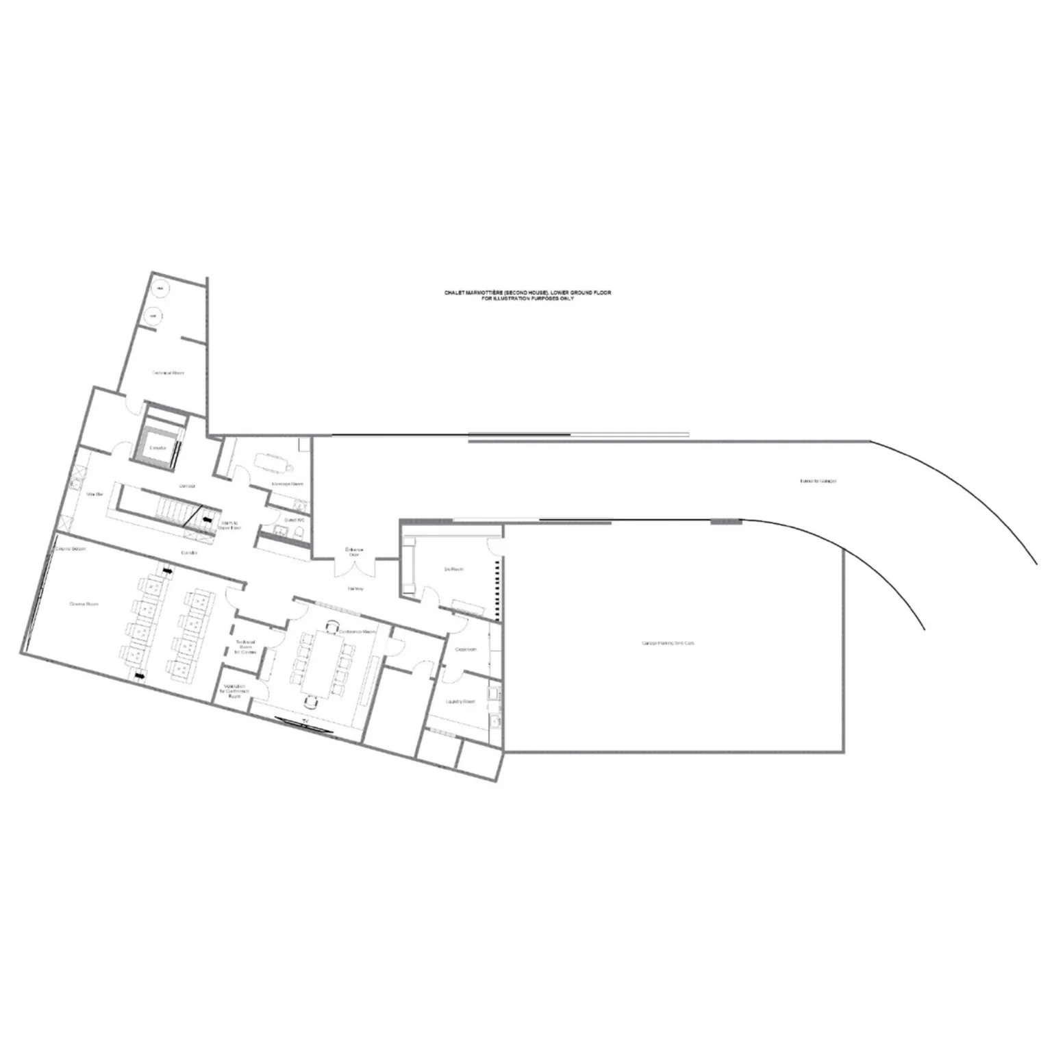 Lower Ground Floor (MARMOTTIÈRE - second house)